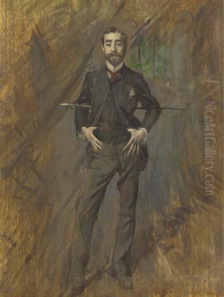 John Singer Sargent Oil Painting by Giovanni Boldini