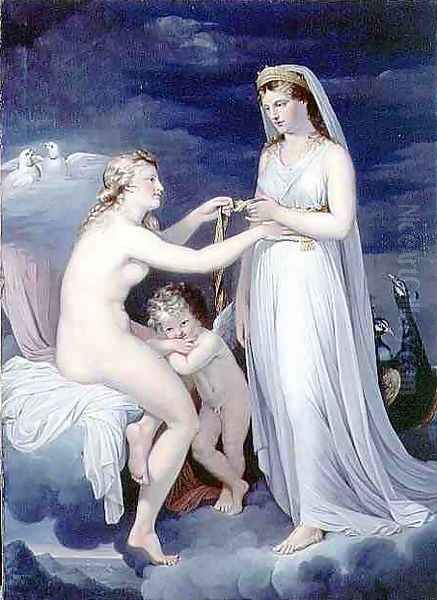 Juno Borrowing the Girdle of Venus Oil Painting by Guy Head