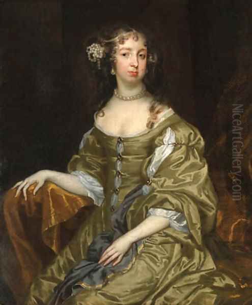 Portrait of Lady Cotton Oil Painting by Jacob Huysmans