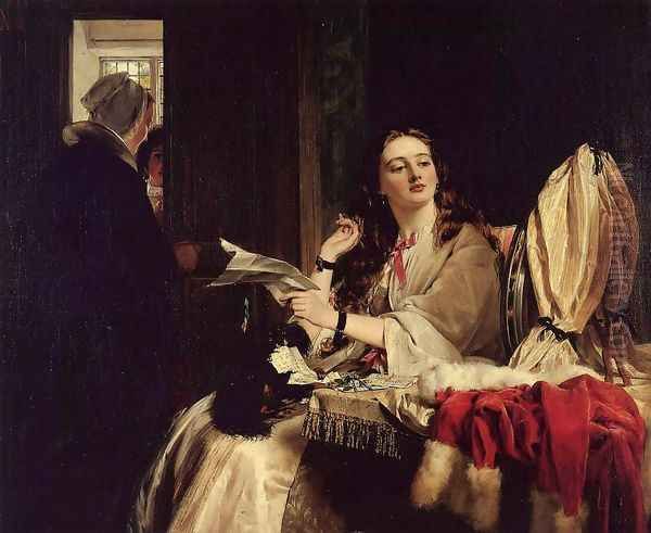 St. Valentine's Day Oil Painting by John Callcott Horsley