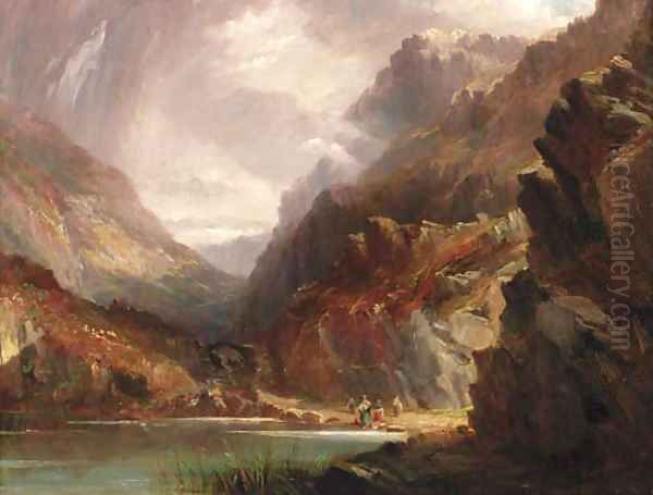 The Gap of Dunloc, Scotland Oil Painting by Alfred William Hunt