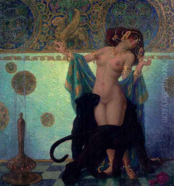 Scheherazade Oil Painting by Franz Helbing