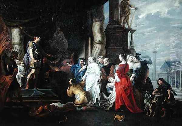 The Continence of Scipio Oil Painting by Willem van, the Elder Herp