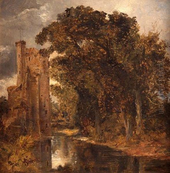 Caister Castle, Norfolk Oil Painting by William Joseph Caesar Julius Bond