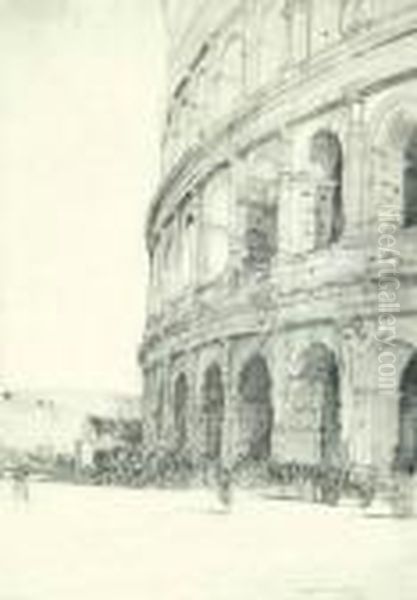 The Coliseum, Rome Oil Painting by Muirhead Bone