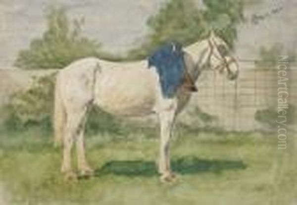 Cheval De Profil Oil Painting by Isidore Jules Bonheur