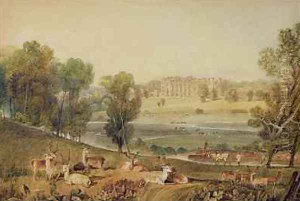 Cassiobury Park Hertfordshire Oil Painting by William Havell