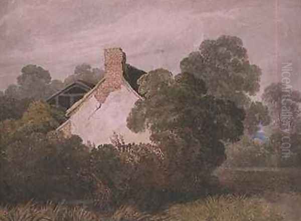 A Cottage Oil Painting by William Havell