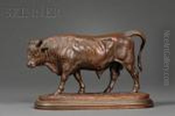 Walking Bull Oil Painting by Rosa Bonheur