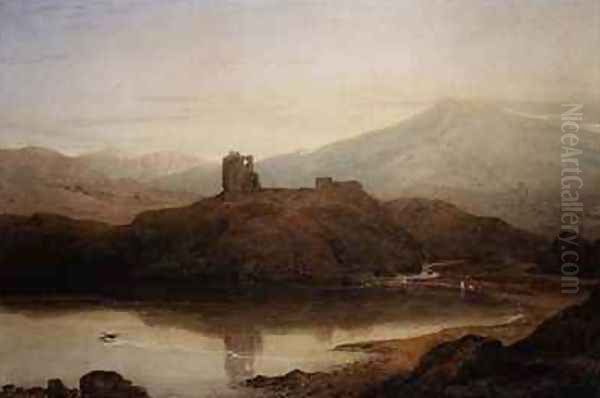 Dolbadern Castle Oil Painting by William Havell