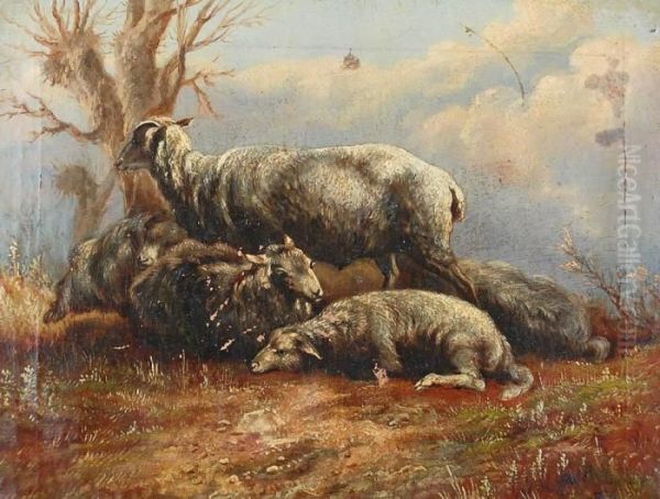 Owce Oil Painting by Rosa Bonheur