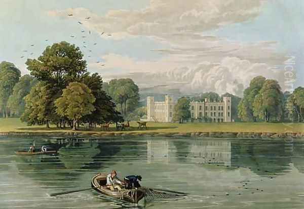 Sion House Oil Painting by William Havell