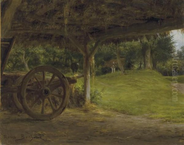 La Grange Dans La Foret Oil Painting by Rosa Bonheur