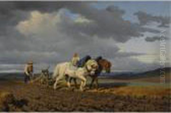 Le Labourage Oil Painting by Rosa Bonheur