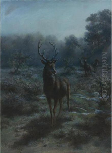 King Of The Forest Oil Painting by Rosa Bonheur