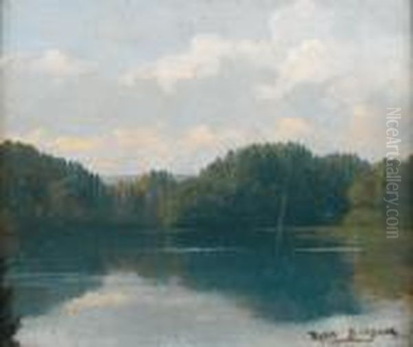 Bord D'etang Oil Painting by Rosa Bonheur