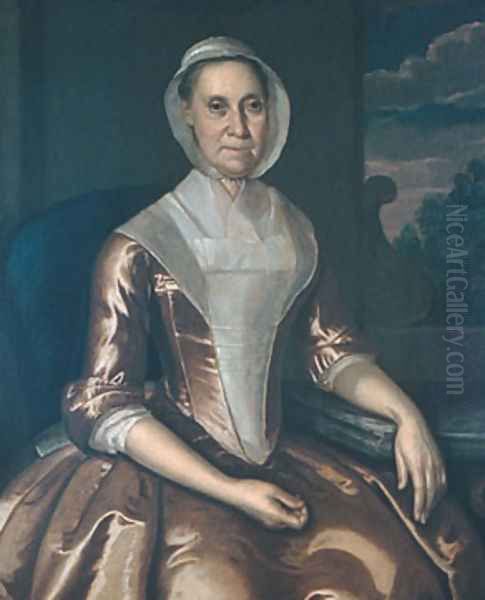 Mrs. Richard Galloway Oil Painting by John Hesselius