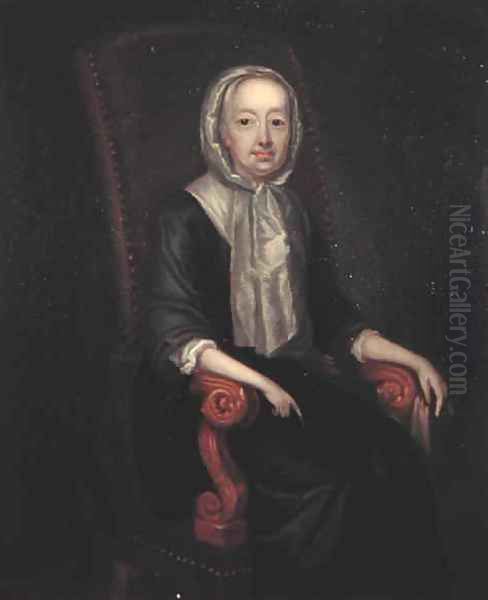 Hannah Callowhill Penn 1664-1726 Oil Painting by John Hesselius