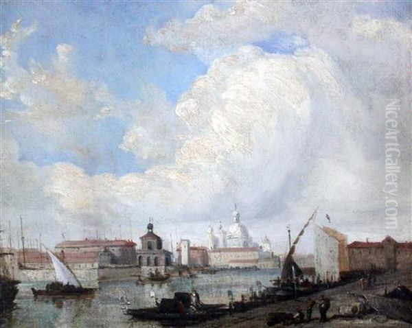 View Of Venice Oil Painting by Richard Parkes Bonington