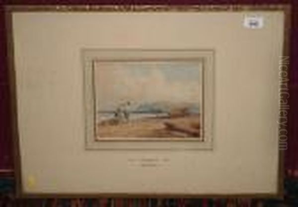 Coast Scene Oil Painting by Richard Parkes Bonington