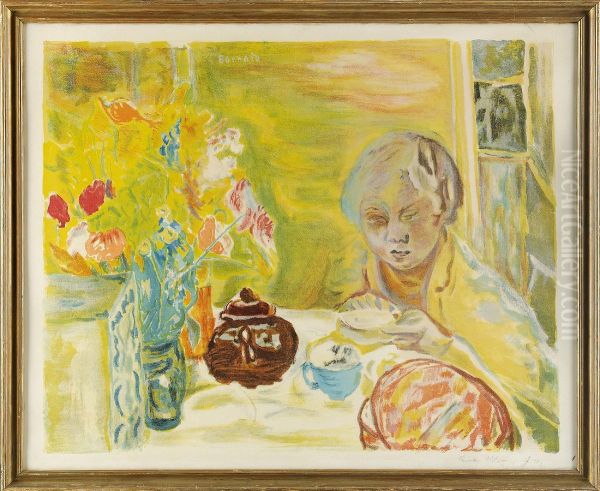 Petit Dejeuner Oil Painting by Pierre Bonnard