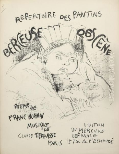 Repertoire Des Pantins Oil Painting by Pierre Bonnard