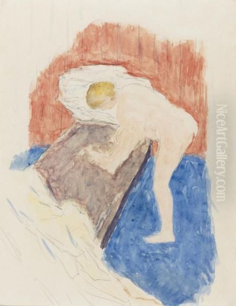 Nu A La Baignoire Oil Painting by Pierre Bonnard