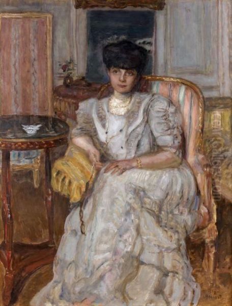 Portrait De La Princesse Helene De Caraman-chimay Oil Painting by Pierre Bonnard