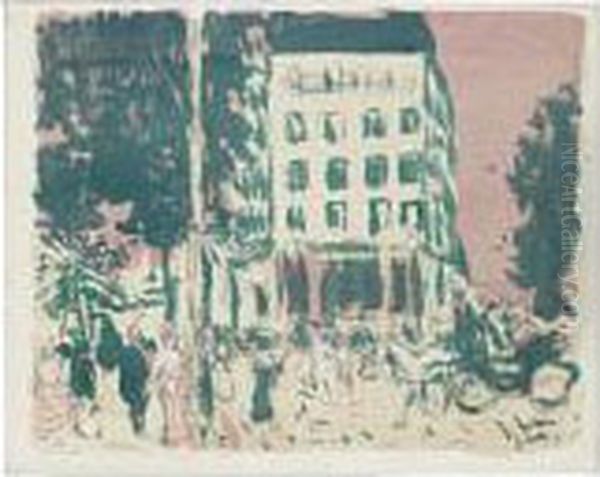 Les Boulevards Oil Painting by Pierre Bonnard