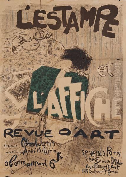 L'estampe Et L'affiche Oil Painting by Pierre Bonnard