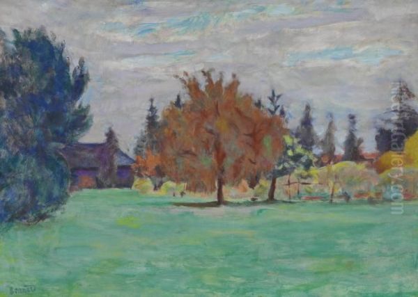 Arbre Jaune, Le Clos Au Grand-lemps Oil Painting by Pierre Bonnard