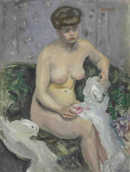 Le Modele A La Chemise Blanche Oil Painting by Pierre Bonnard