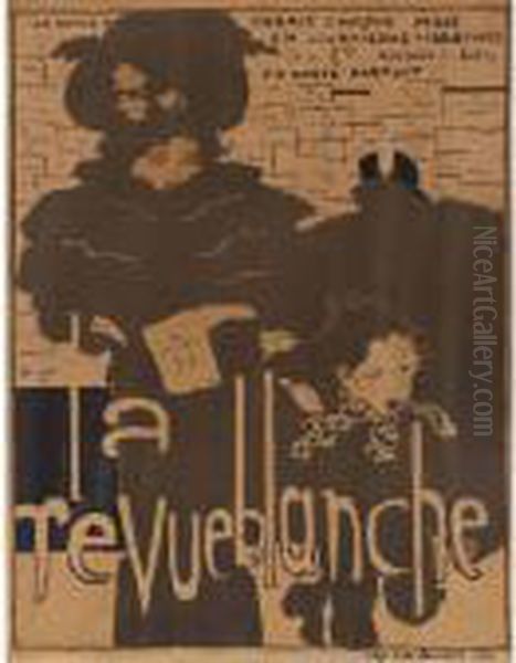 La Revue Blanche Oil Painting by Pierre Bonnard