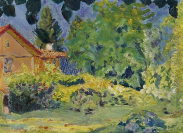 Maison Rose Au Treillage, Le Grande-lemps Oil Painting by Pierre Bonnard