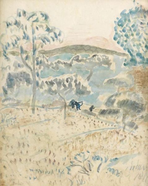 Paysage Oil Painting by Pierre Bonnard