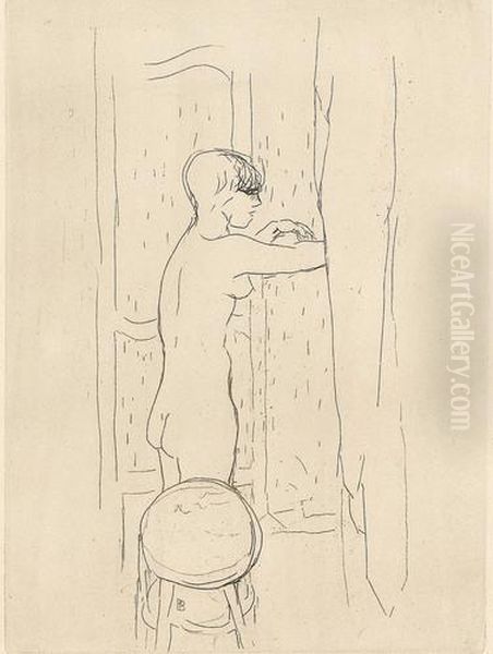 Toilette Oil Painting by Pierre Bonnard