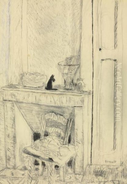 Interieur Oil Painting by Pierre Bonnard