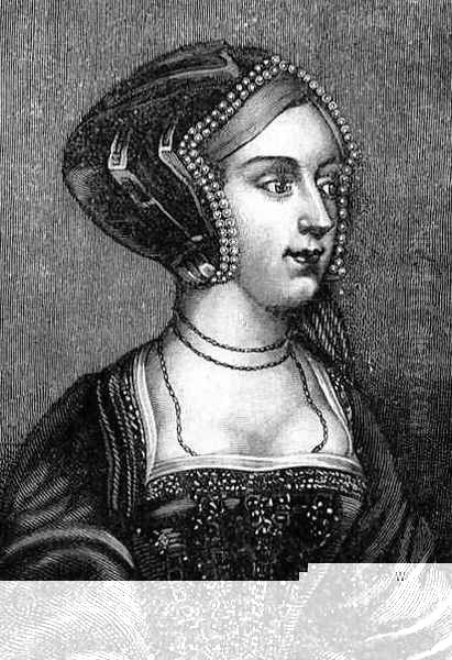 Anne Boleyn c 1507-36 Second Wife of Henry VIII of England by Hans Holbein the Younger