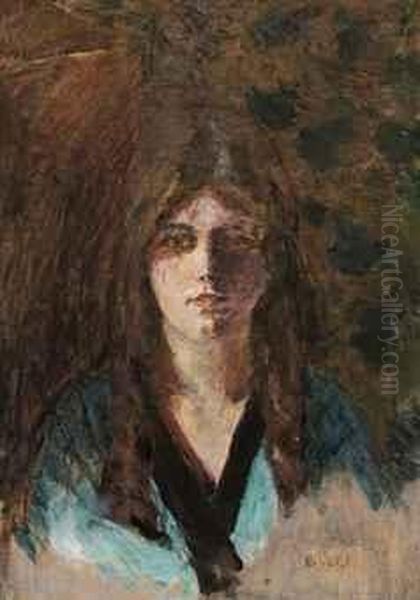 Tete De Femme Oil Painting by Pierre Bonnard