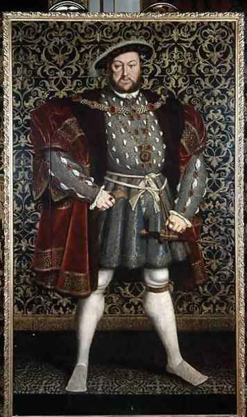 Portrait of King Henry VIII Oil Painting by Hans Holbein the Younger