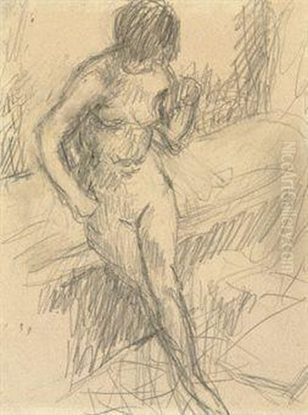 Femme A La Baignoire by Pierre Bonnard