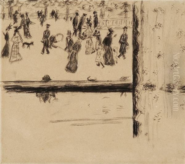 Boulevard Desbatignolles Oil Painting by Pierre Bonnard