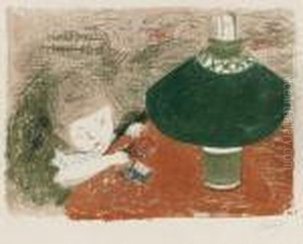 L'enfant A La Lampe Oil Painting by Pierre Bonnard