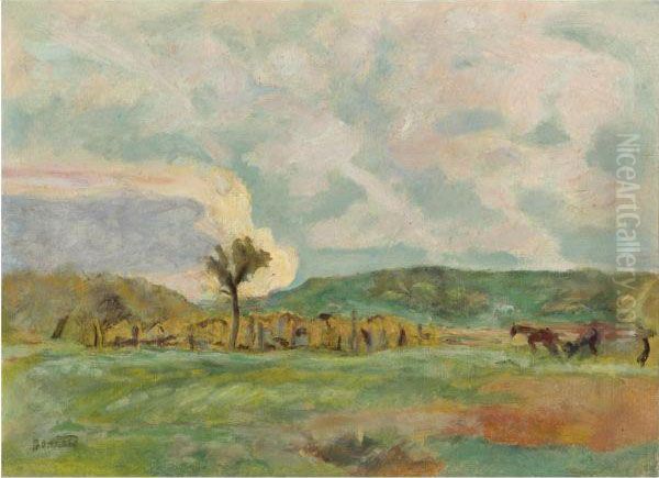 Campagne, Le Labour Oil Painting by Pierre Bonnard