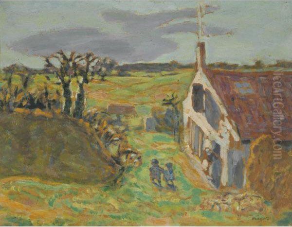 Les Deux Enfants, Vernouillet by Pierre Bonnard