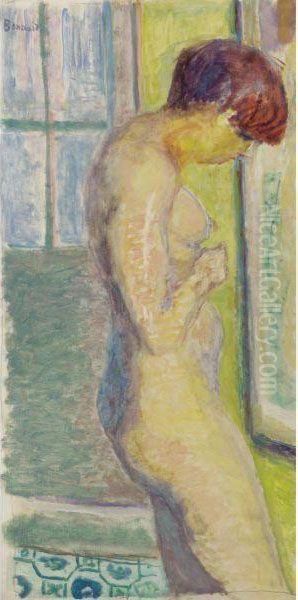 Nu De Profil Oil Painting by Pierre Bonnard