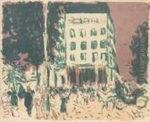 Les Boulevards Oil Painting by Pierre Bonnard