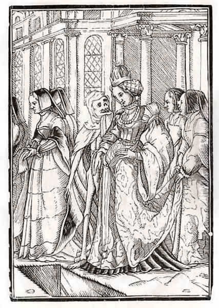 Death comes for the Empress Oil Painting by Hans Holbein the Younger