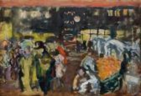 Boulevard De Clichy Oil Painting by Pierre Bonnard