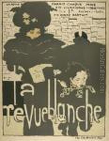 La Revue Blanche. Oil Painting by Pierre Bonnard